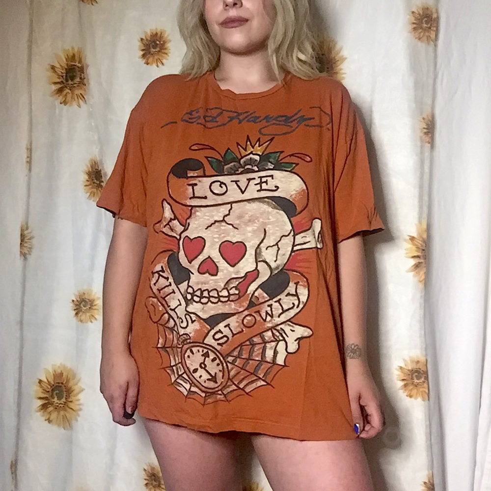 Ed Hardy oversized T- Shirt